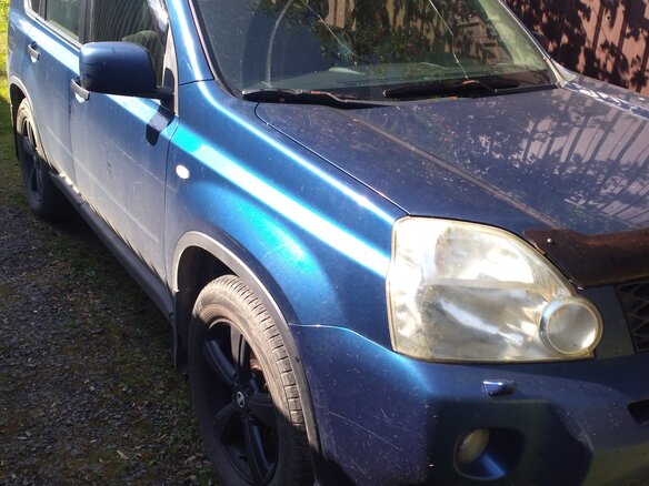 2008 Nissan X-Trail II, синий - вид 2