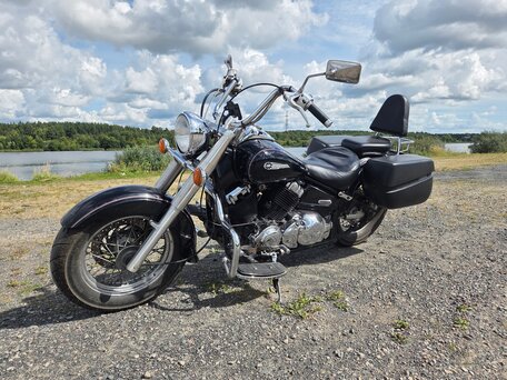 1998 Yamaha XVS400 Drag Star, чёрный, 350000 рублей, вид 2