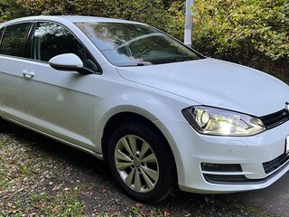 2015 Volkswagen Golf VII, белый, 1350000 рублей, вид 3