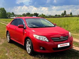 2008 Toyota Corolla AMT X (E140, E150), красный, 595000 рублей, вид 1