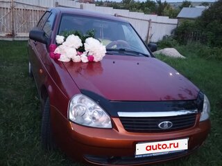 2008 Lada (ВАЗ) Priora I, красный, 200000 рублей, вид 2