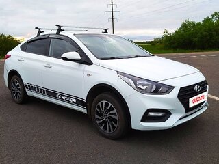2019 Hyundai Solaris II, белый, 1390000 рублей, вид 2