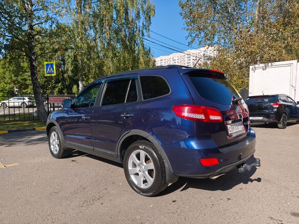 2008 Hyundai Santa Fe II, синий, 1250000 рублей - вид 14