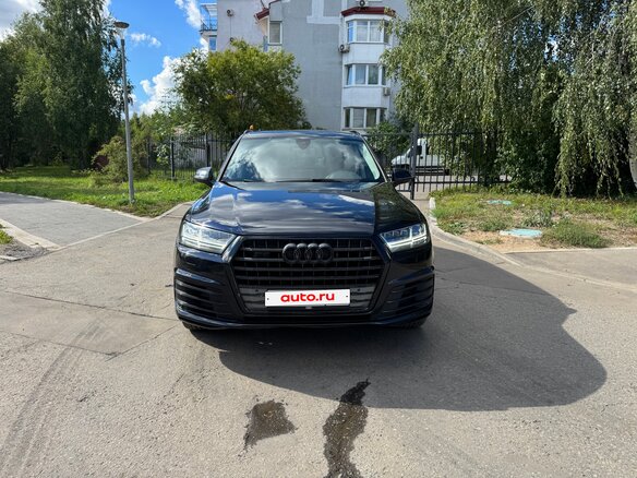 2017 Audi Q7 II (4M), чёрный, 3100000 рублей - вид 1