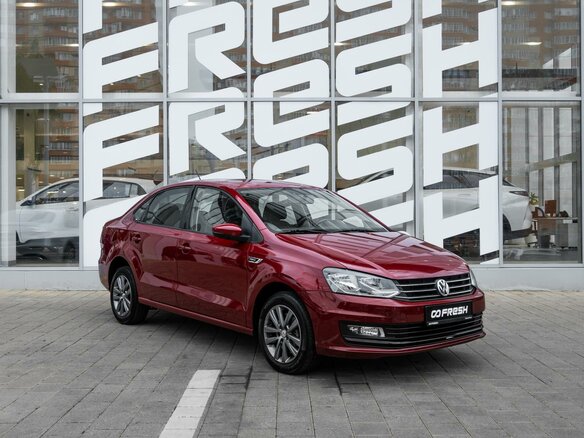 2019 Volkswagen Polo V Рестайлинг, красный