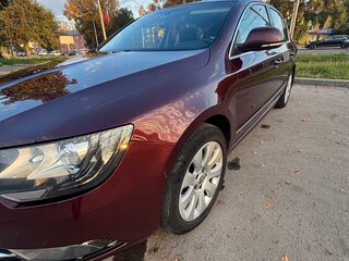 2014 Skoda Superb II Рестайлинг, пурпурный, 1230000 рублей, вид 4