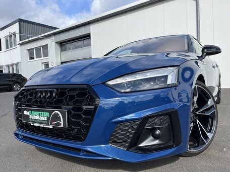 2023 Audi A5 Sportback 35 TFSI II (F5) Рестайлинг, синий, 3780000 рублей, вид 1