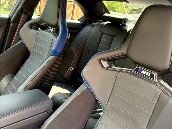 2023 BMW M2 G87, синий - вид 10