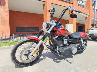2011 Harley-Davidson Dyna Wide Glide, оранжевый, 1350000 рублей, вид 3