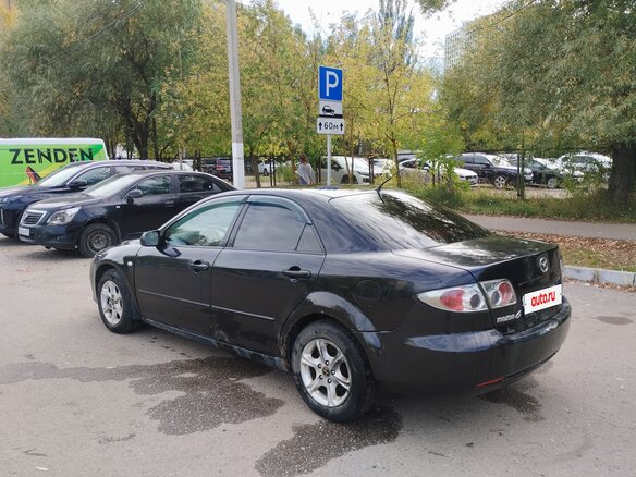 2005 Mazda 6 I (GG) Рестайлинг, чёрный, 190000 рублей - вид 3