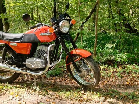 1987 Jawa 350/638, красный, 290000 рублей, вид 4