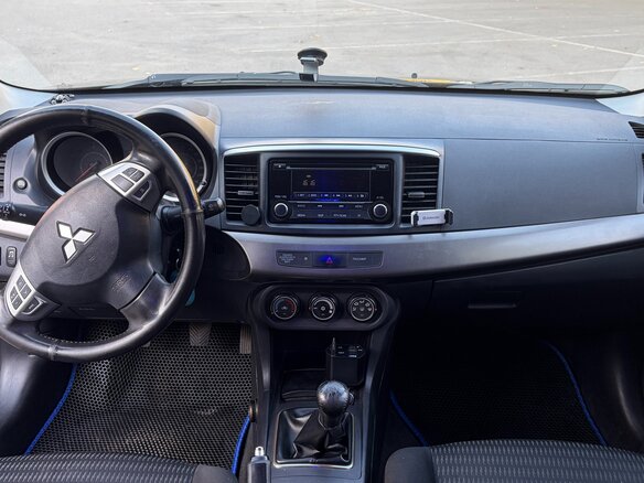 2013 Mitsubishi Lancer X Рестайлинг, чёрный, 840000 рублей - вид 8