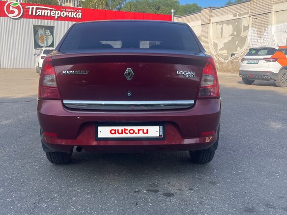 2012 Renault Logan I Рестайлинг, красный, 530000 рублей - вид 5