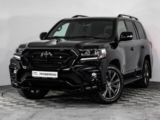 2017 Toyota Land Cruiser 200 Series Рестайлинг 2, чёрный, 5930100 рублей, вид 1