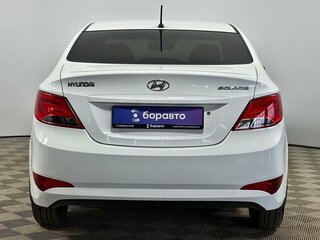 2014 Hyundai Solaris I Рестайлинг, белый, 995000 рублей, вид 4