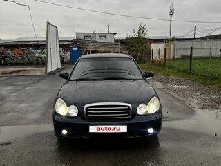 2007 Hyundai Sonata ТагАЗ IV (EF) Рестайлинг, синий, 305000 рублей, вид 2