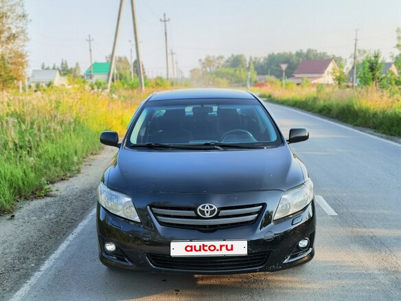 2007 Toyota Corolla X (E140, E150), чёрный, 720000 рублей - вид 1