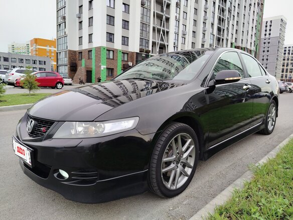 2007 Honda Accord Type-S Type S VII Рестайлинг, чёрный, 1350000 рублей - вид 6