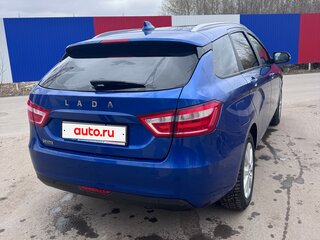2021 Lada (ВАЗ) Vesta SW I, синий, 1130000 рублей, вид 4