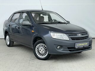 2012 Lada (ВАЗ) Granta I, синий, 357000 рублей, вид 3