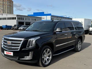 2018 Cadillac Escalade ESV IV, чёрный, 3700000 рублей, вид 1