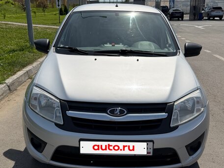 2017 Lada (ВАЗ) Granta I, серебристый, 450000 рублей, вид 2