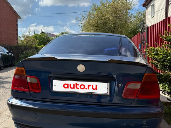 2001 BMW 3 серии 318i IV (E46), синий - вид 4
