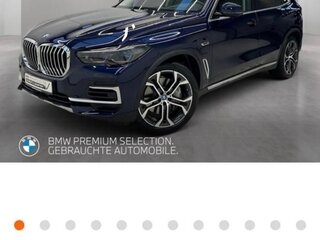 2022 BMW X5 45e IV (G05/G18), синий, 8650000 рублей, вид 4