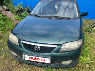 2002 Mazda 323 VI (BJ) Рестайлинг, зелёный, 100000 рублей, вид 1