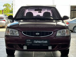 2007 Hyundai Accent ТагАЗ II, красный, 335000 рублей, вид 2