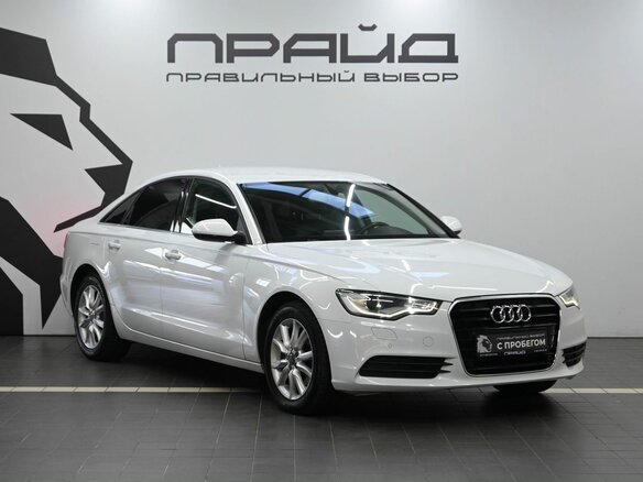 2013 Audi A6 IV (C7), белый - вид 4
