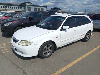 2003 Mazda Familia S-Familia S-Wagon VIII (BJ), белый, 470000 рублей, вид 1