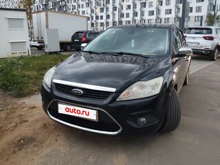 2008 Ford Focus II Рестайлинг, чёрный, 499900 рублей, вид 2