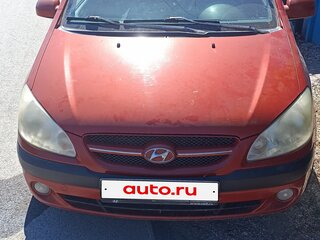 2006 Hyundai Getz I Рестайлинг, красный, 490000 рублей, вид 1