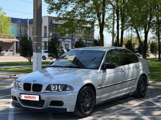 2001 BMW 3 серии 320i IV (E46) Рестайлинг, серебристый, 1046000 рублей, вид 2