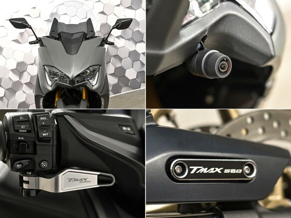 2021 Yamaha TMAX, серый, 999000 рублей - вид 9