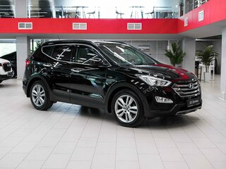 2013 Hyundai Santa Fe III, чёрный, 1590000 рублей, вид 3