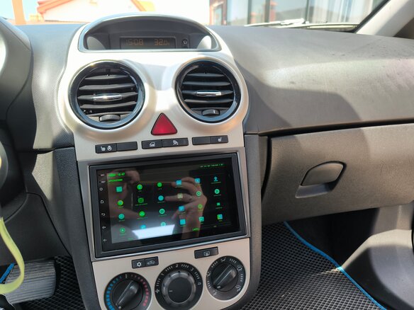 2007 Opel Corsa D, синий, 330000 рублей - вид 9