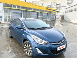 2014 Hyundai Elantra V (MD) Рестайлинг, синий, 1000000 рублей, вид 2