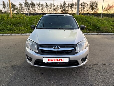 2015 Lada (ВАЗ) Granta I, серый, 409000 рублей, вид 1