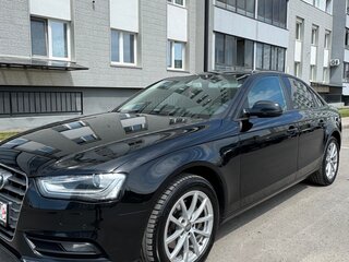 2014 Audi A4 IV (B8) Рестайлинг, чёрный, 1130000 рублей, вид 3