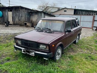 2006 Lada (ВАЗ) 2107, красный, 90000 рублей, вид 3