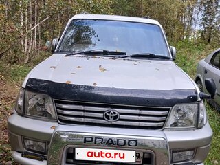 2002 Toyota Land Cruiser Prado 90 Series Рестайлинг, белый, 1500000 рублей, вид 1