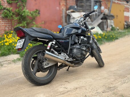 1996 Honda CB 400 Super Four, чёрный, 300000 рублей, вид 4