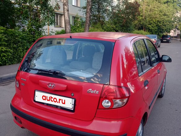 2005 Hyundai Getz I, красный, 289000 рублей - вид 4