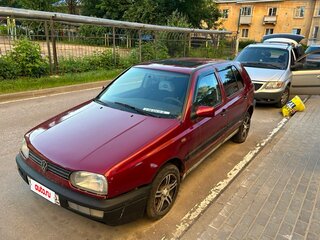 1997 Volkswagen Golf III, пурпурный, 150000 рублей, вид 5