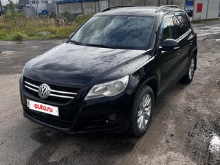 2011 Volkswagen Tiguan I, чёрный, 780000 рублей, вид 1