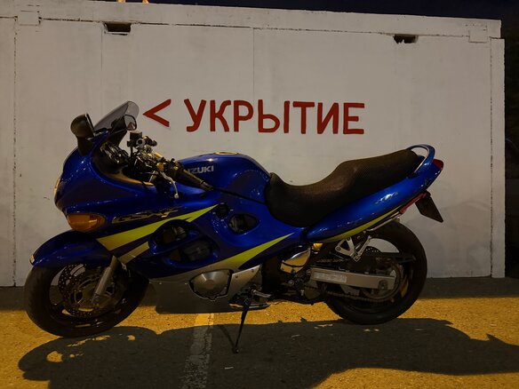 2002 Suzuki GSX 600F Katana, синий, 290000 рублей - вид 7