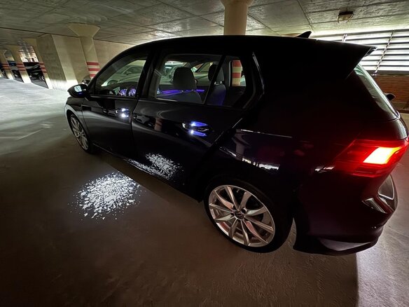 2021 Volkswagen Golf VIII, синий - вид 23