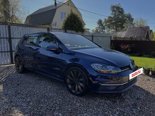 2019 Volkswagen Golf VII Рестайлинг, синий, 1750000 рублей, вид 3